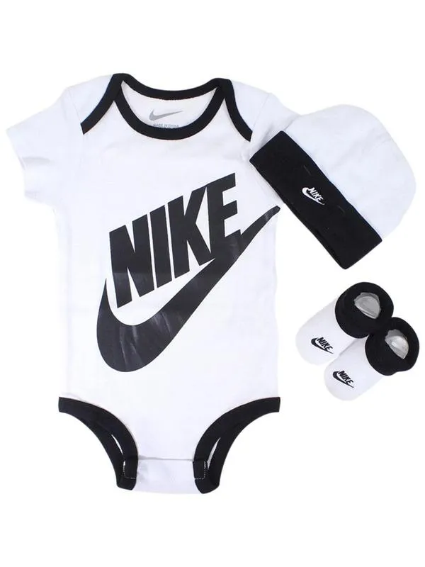 Nike Infant Boy's Futura 3-Piece Clothing Set (Hat, OneZ, & Booties)