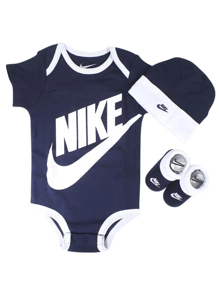 Nike Infant Boy's Futura 3-Piece Clothing Set (Hat, OneZ, & Booties)