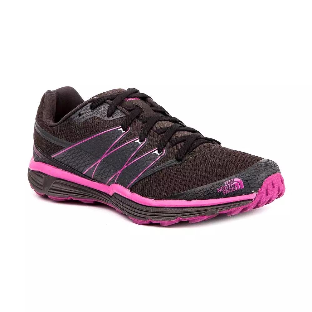 North Face Litewave TR running trainers, black raspberry rose.