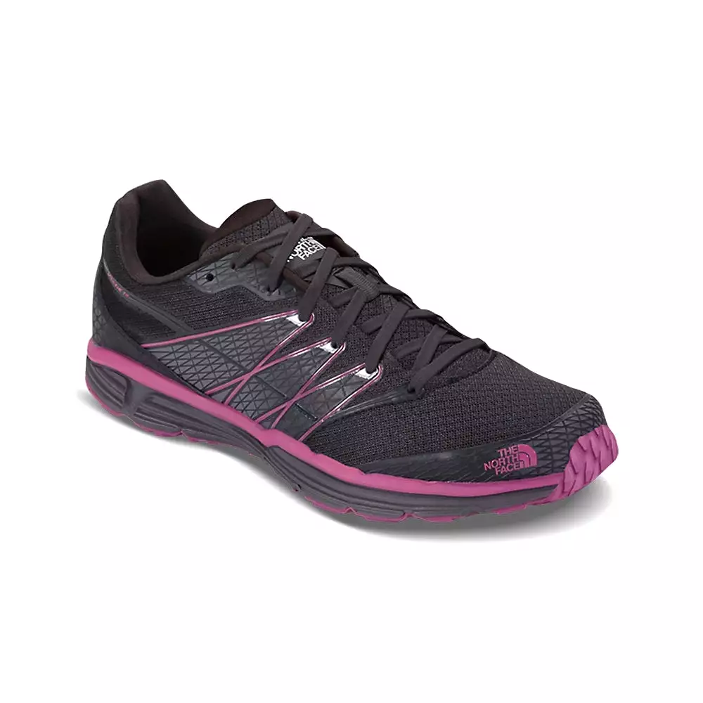 North Face Litewave TR running trainers, black raspberry rose.