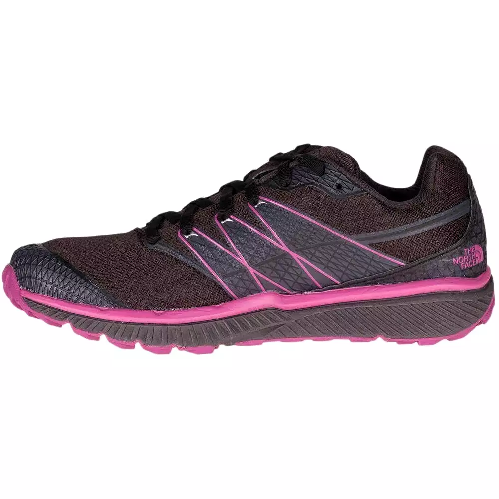 North Face Litewave TR running trainers, black raspberry rose.