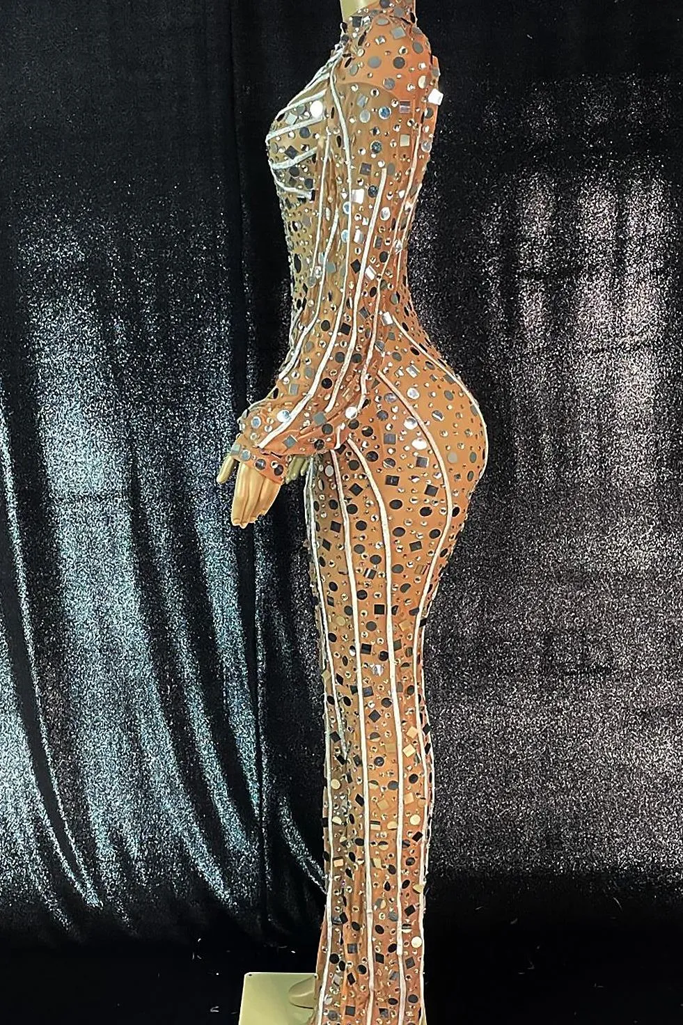 Nylah Sequin Bodysuit(Ready To Ship)