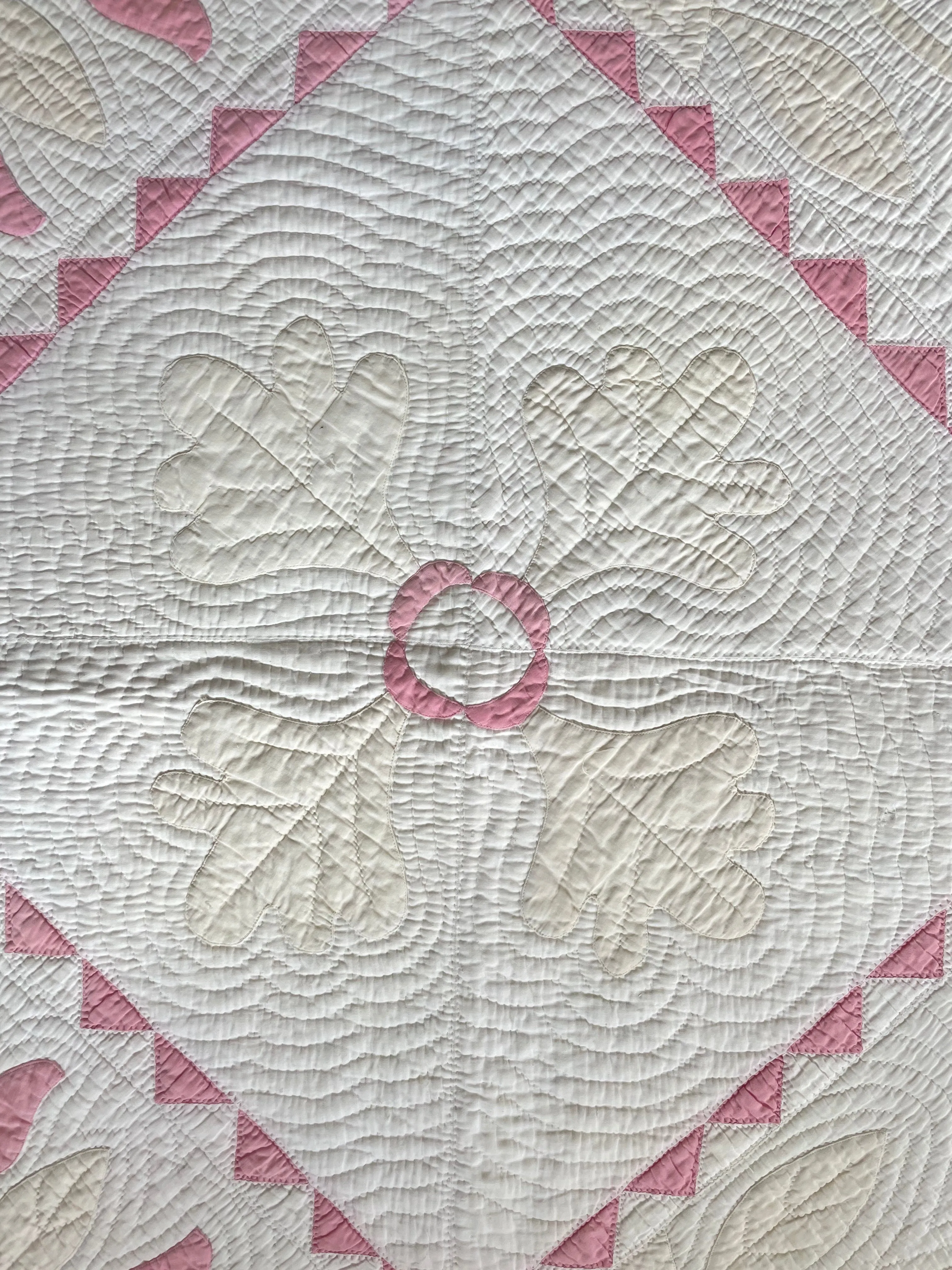 Oak Leaf Tulip Antique Quilt