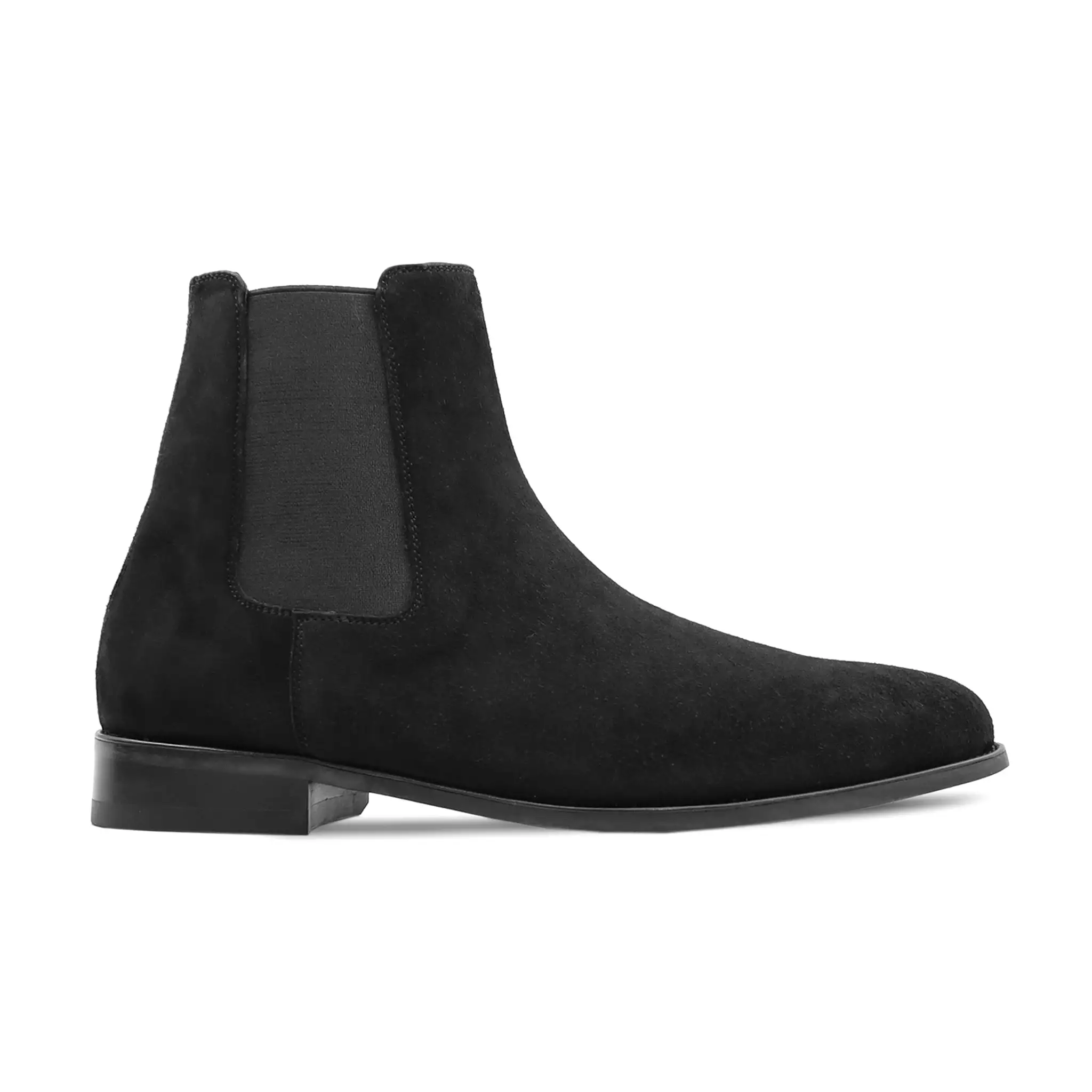 Ober Black Suede Chelsea Boot for Men