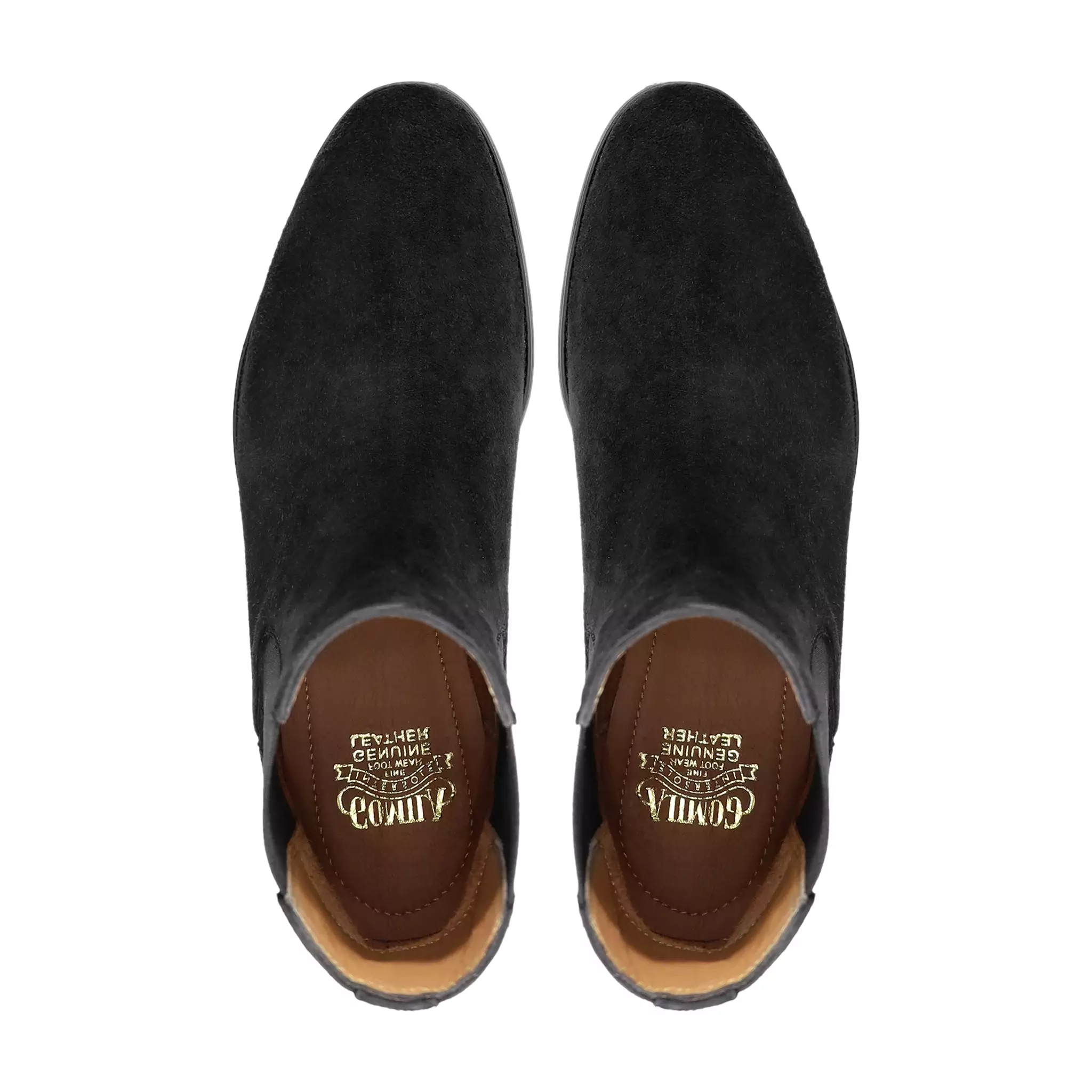 Ober Black Suede Chelsea Boot for Men