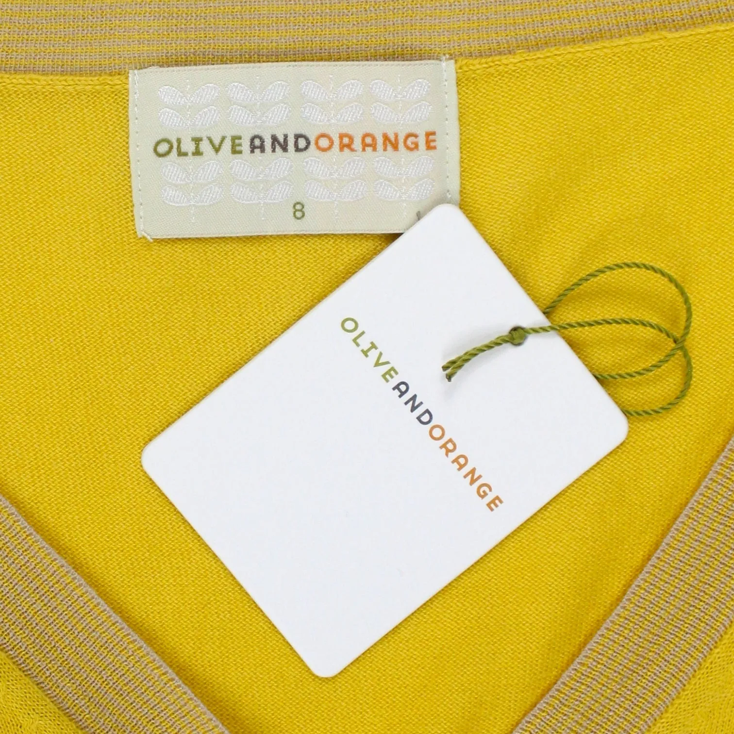 Olive Orange Yellow Brown Cardigan