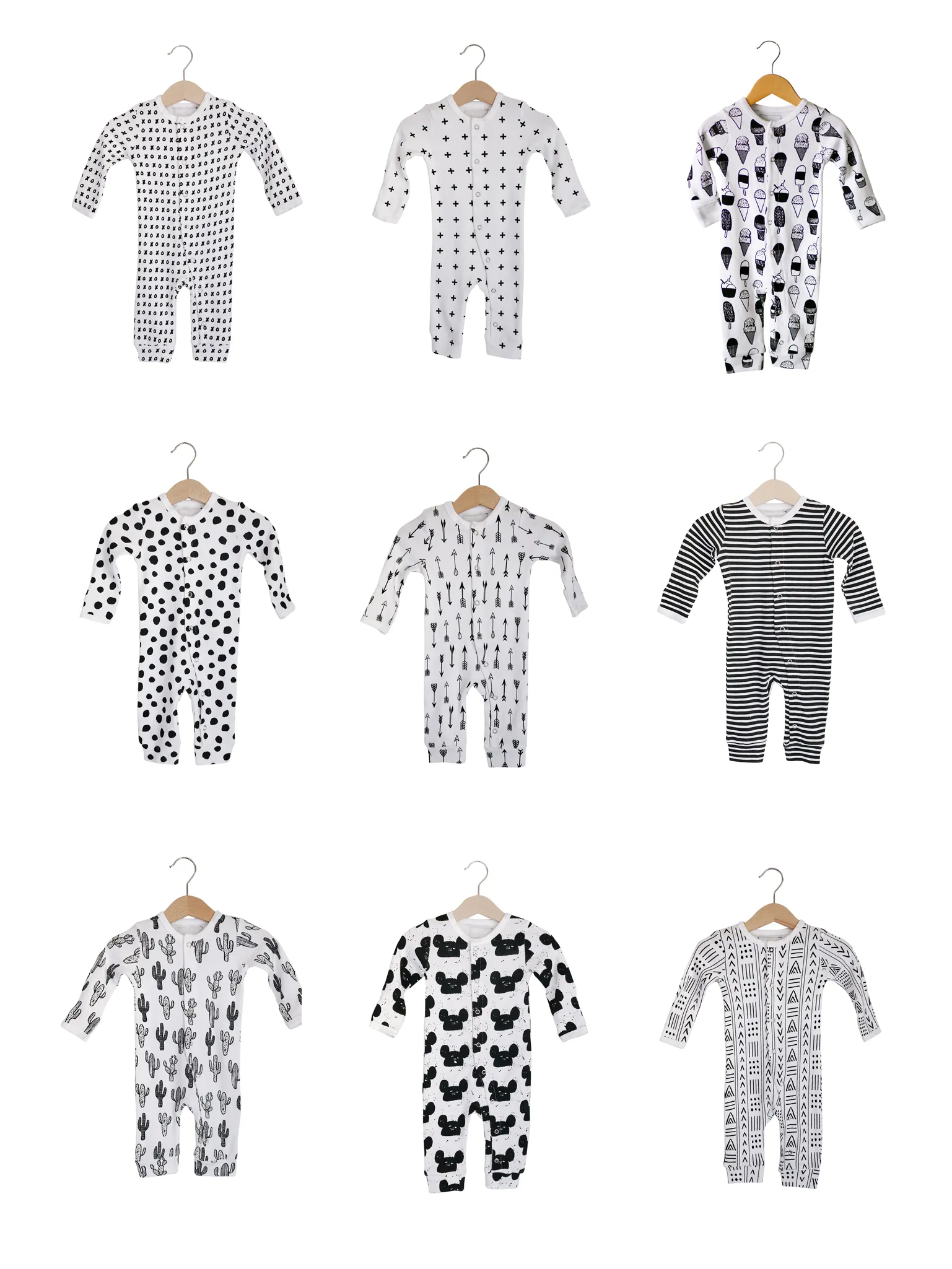 Organic Button Coverall - Patterns