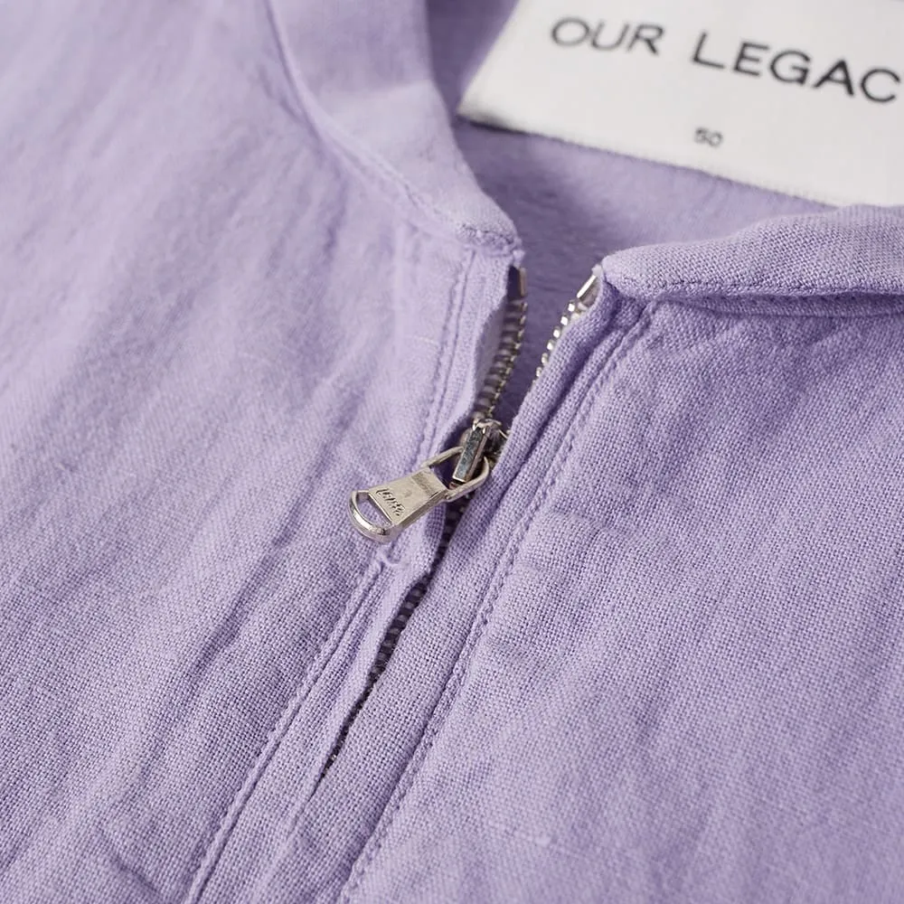 Legacy Shawl Collar Shirt Orchid Salt & Wind Cotton LinenBlouse