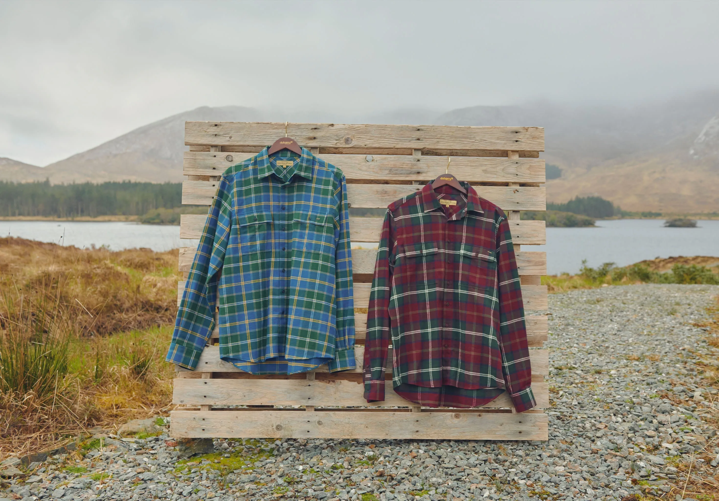 Ox Blood Shelbourne Check Flannel Shirt