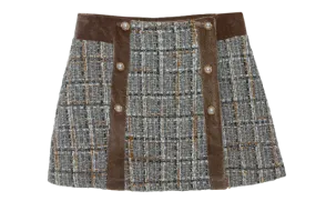 Patachou Girls Party Skirt - Charcoal