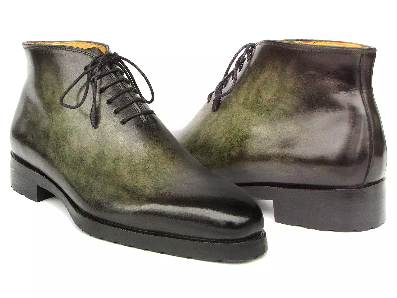 Paul Parkman Green Patina Ankle Boots - 791GRN57