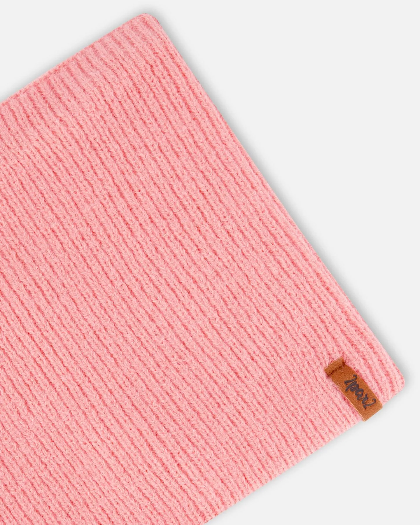 Pink Knit Neckwarmer for Mid-Season