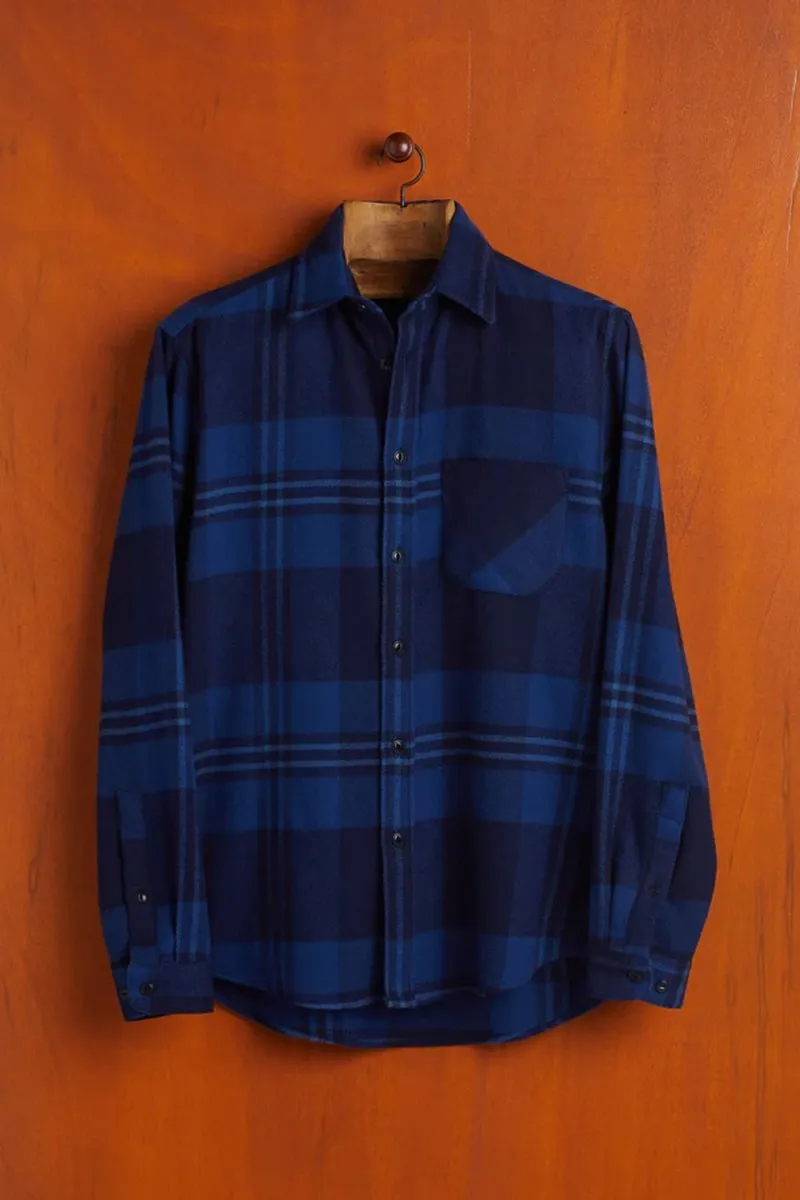 Blue Portuguese Flannel Shirt ARQUIVE 82 ESP