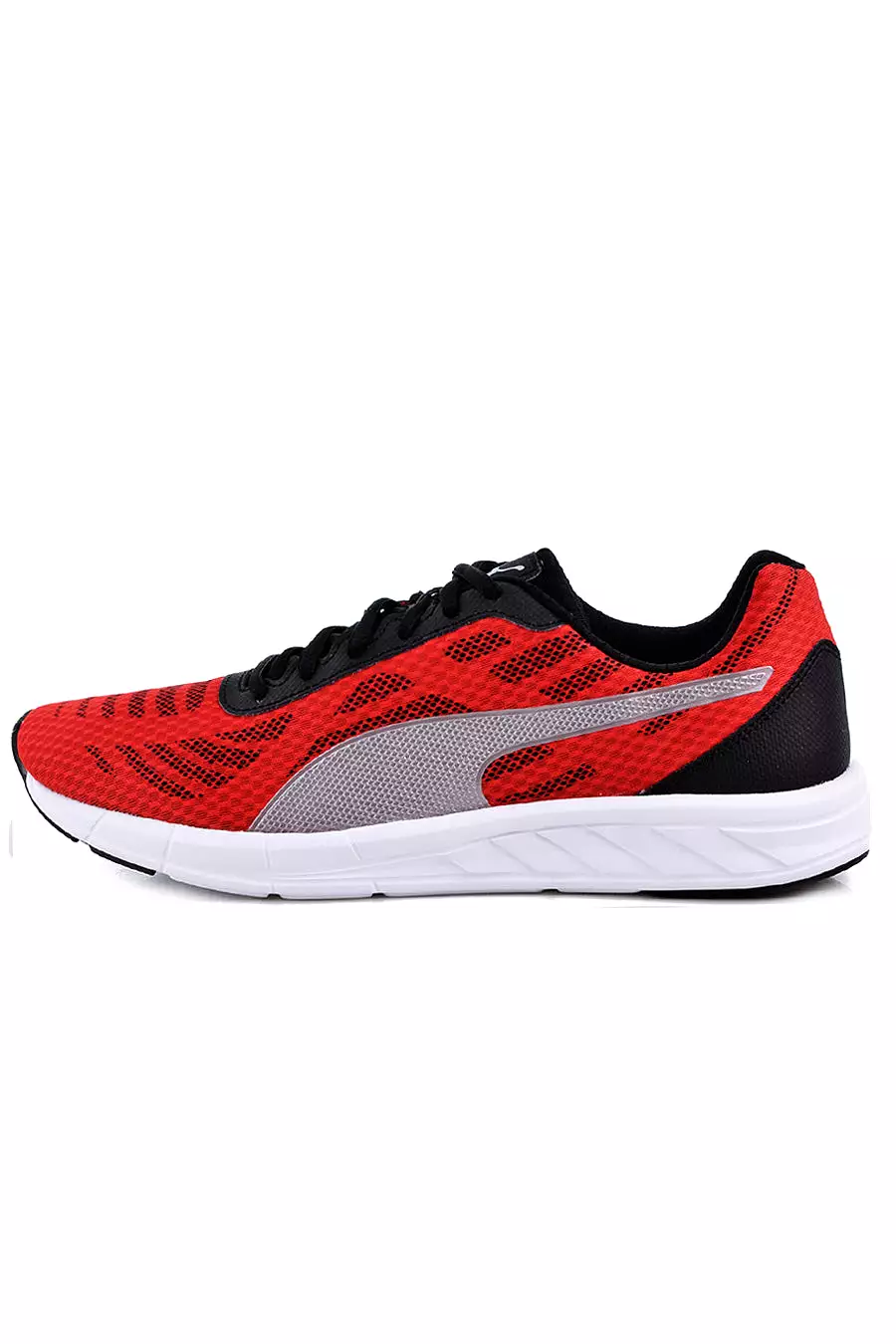 Puma Meteor Red/Silver/White Lightweight Trainers Shoes