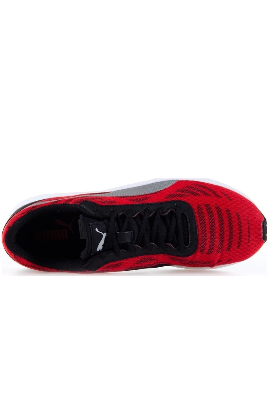 Puma Meteor Red/Silver/White Trainers - Lightweight Textile Shoes