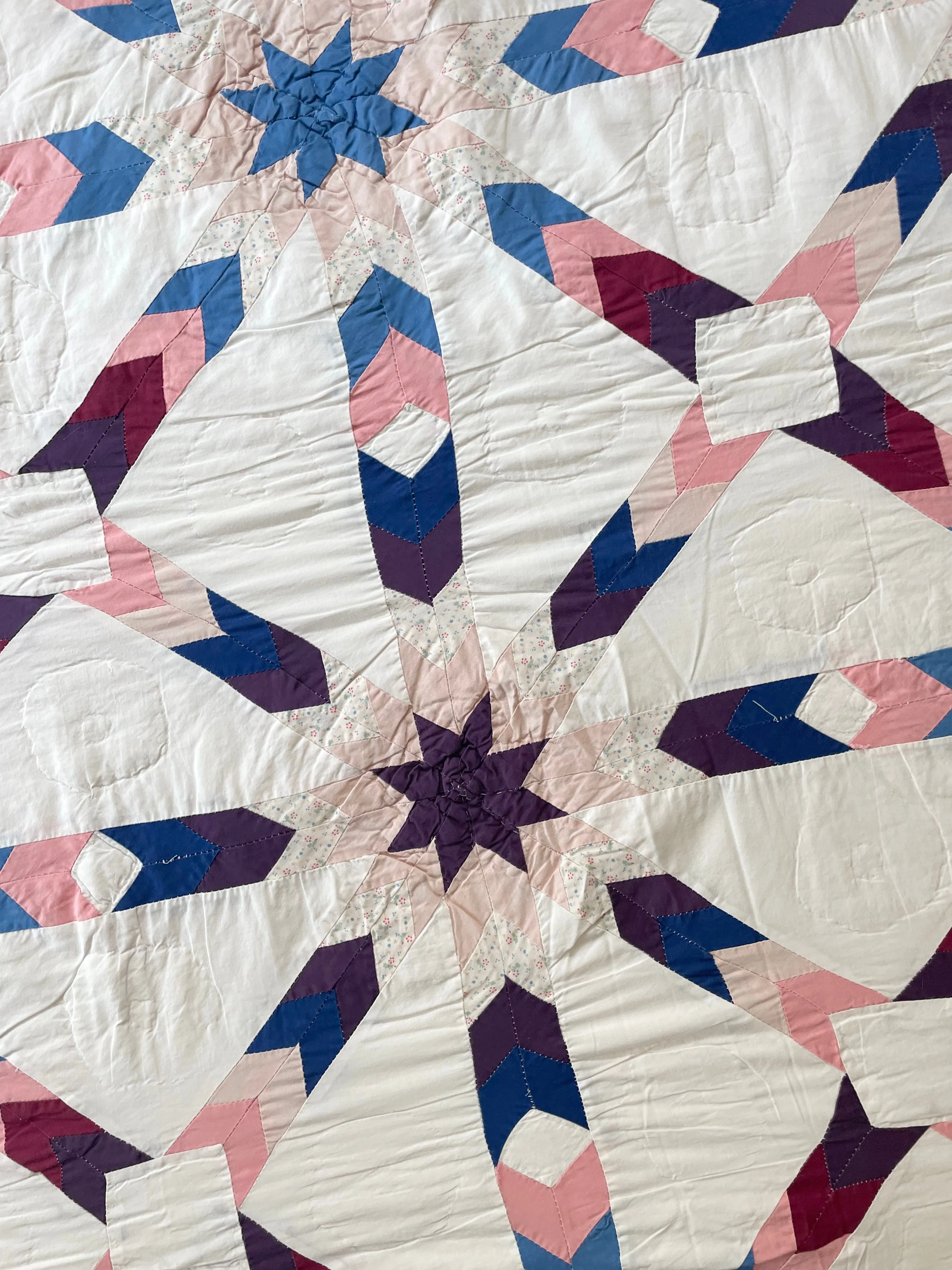 Radiant Star Patchwork Quilt