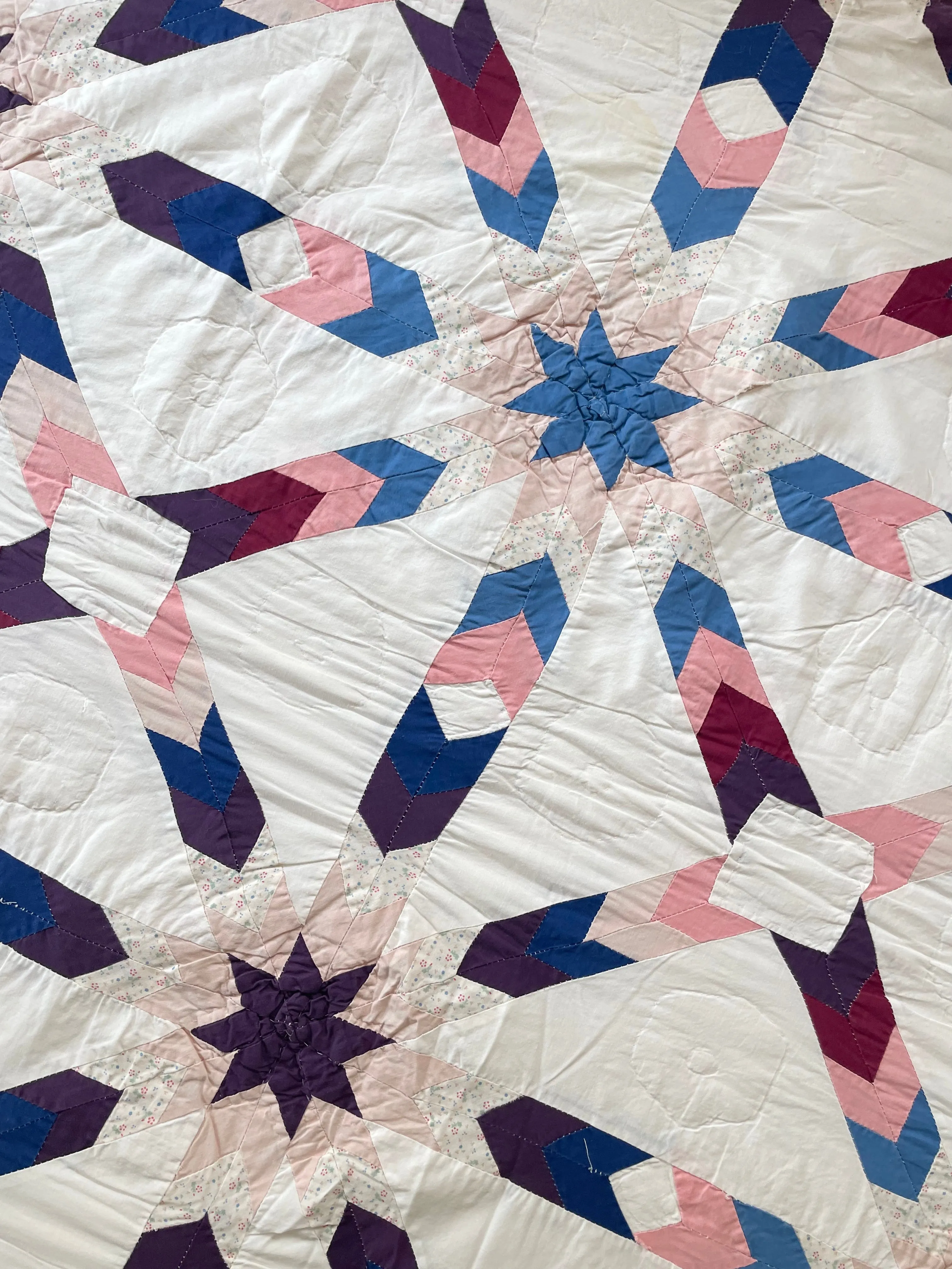 Radiant Star Patchwork Quilt