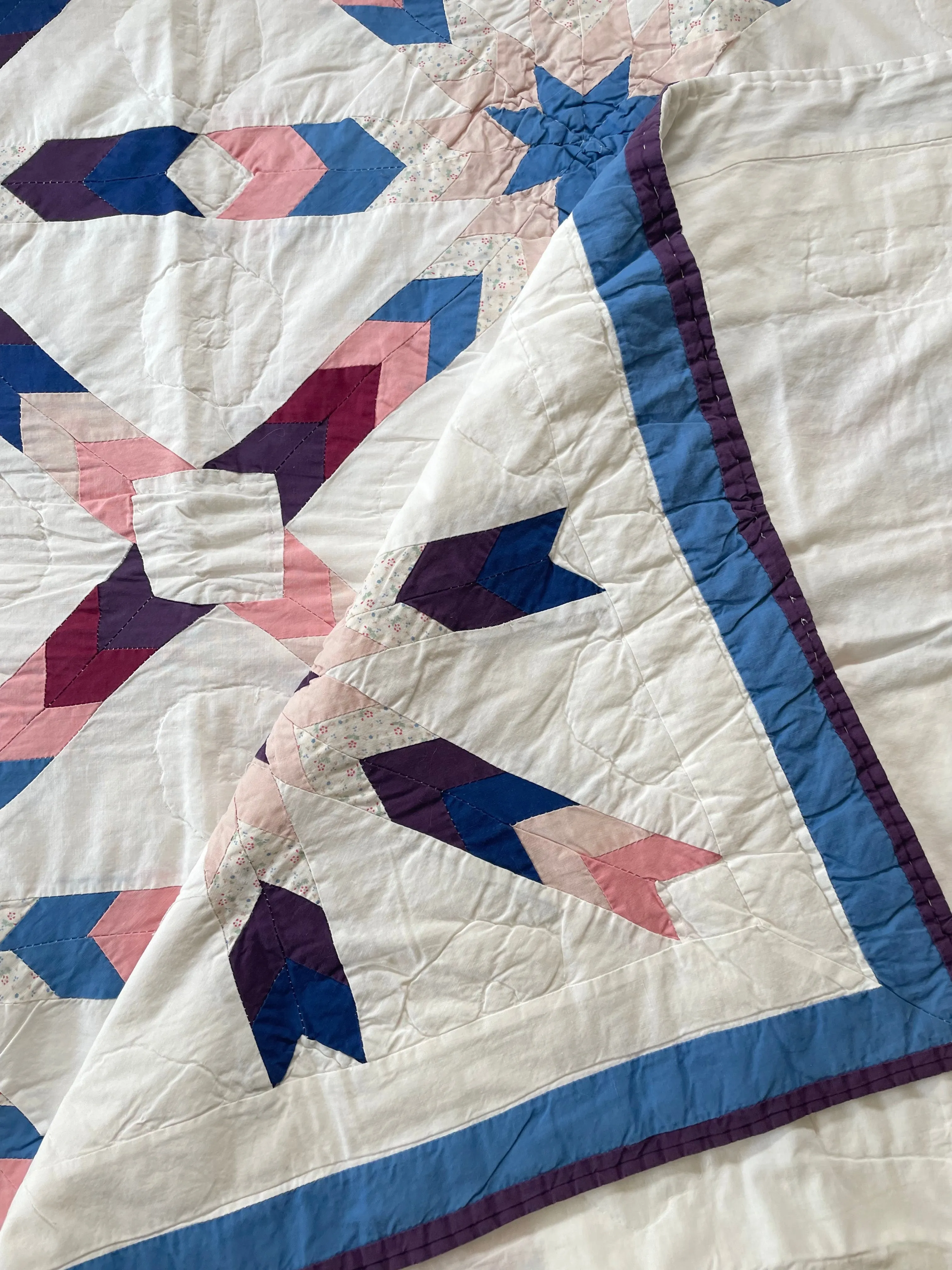 Radiant Star Patchwork Quilt