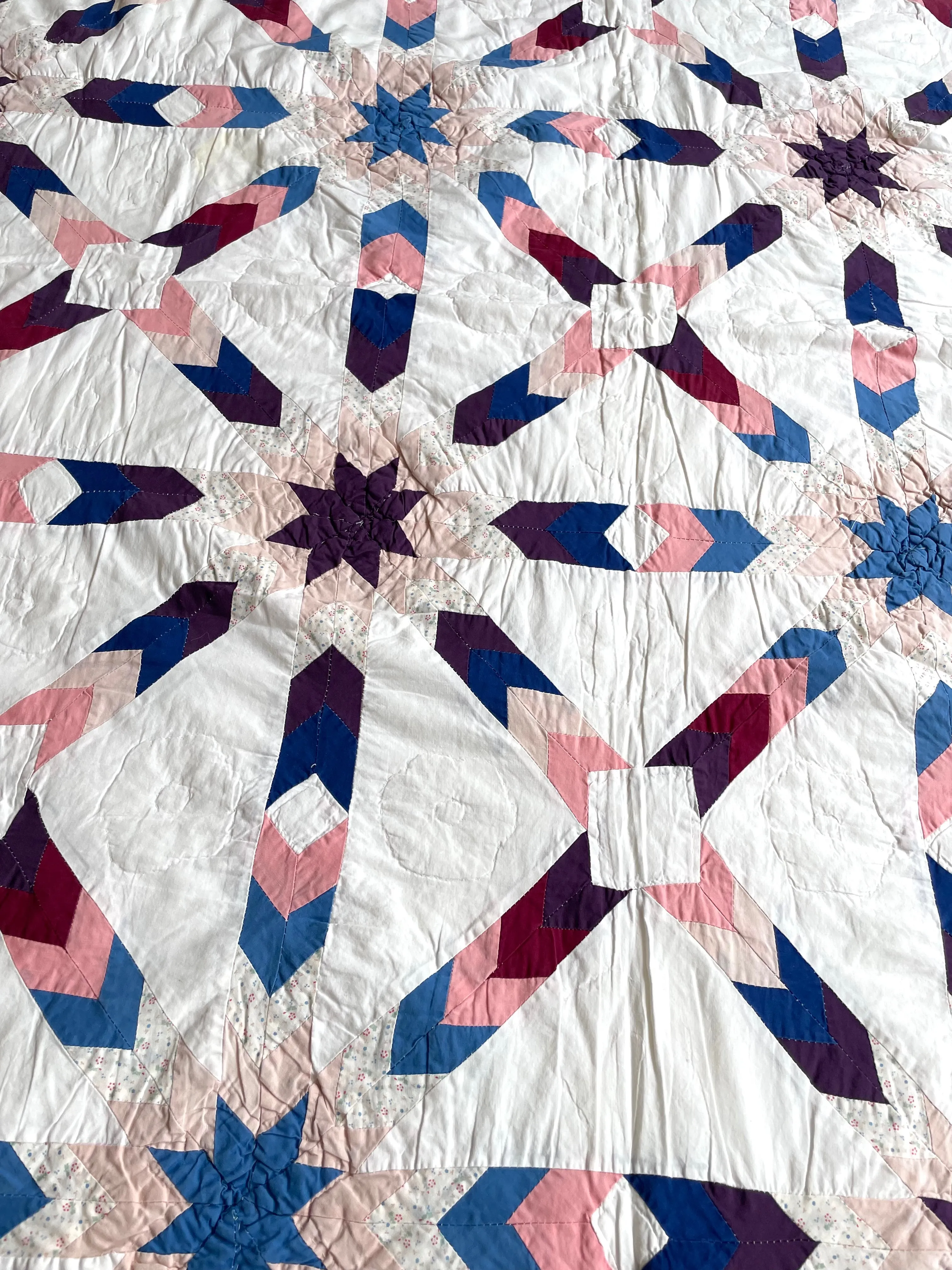 Radiant Star Patchwork Quilt