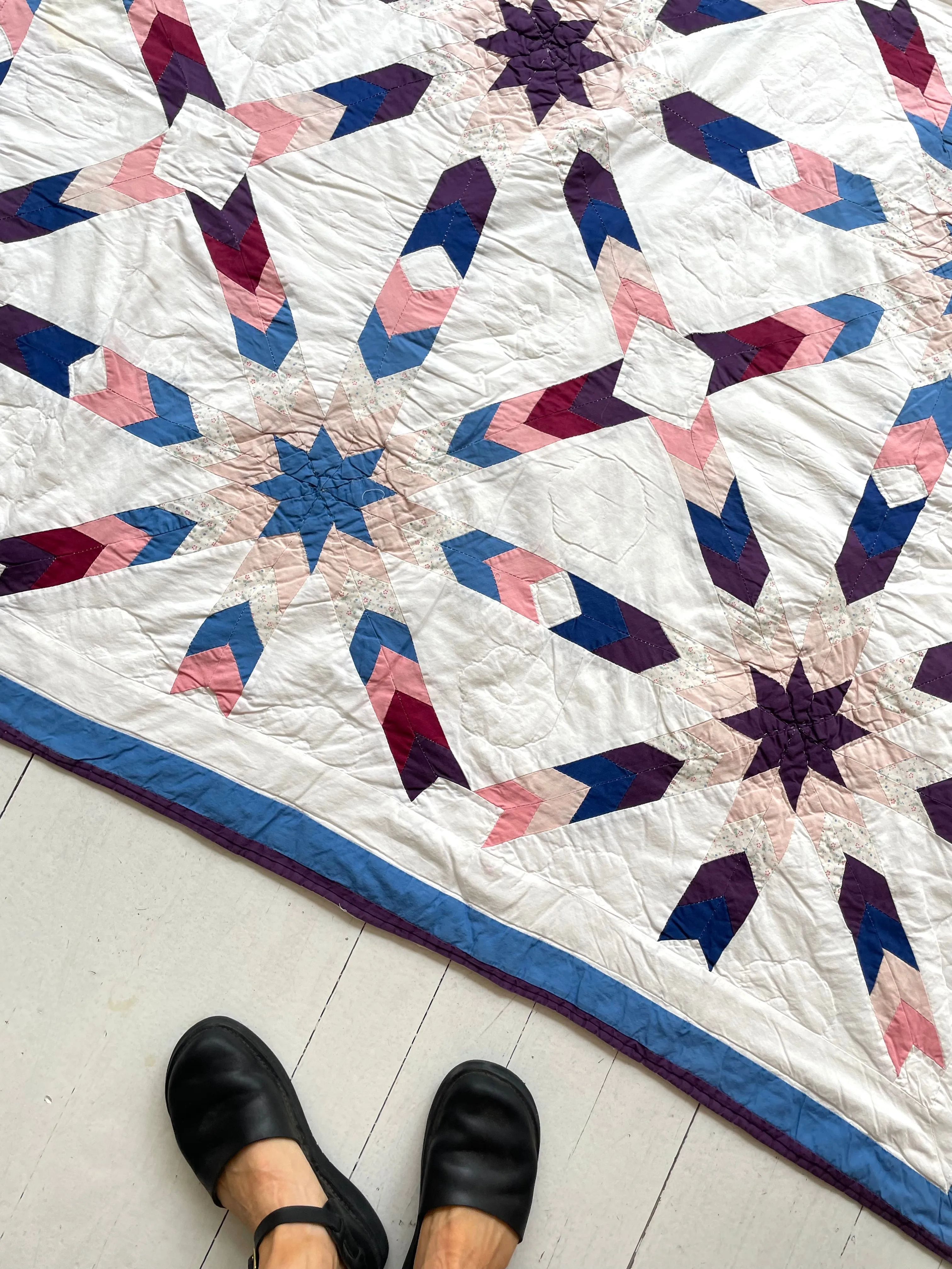 Radiant Star Patchwork Quilt