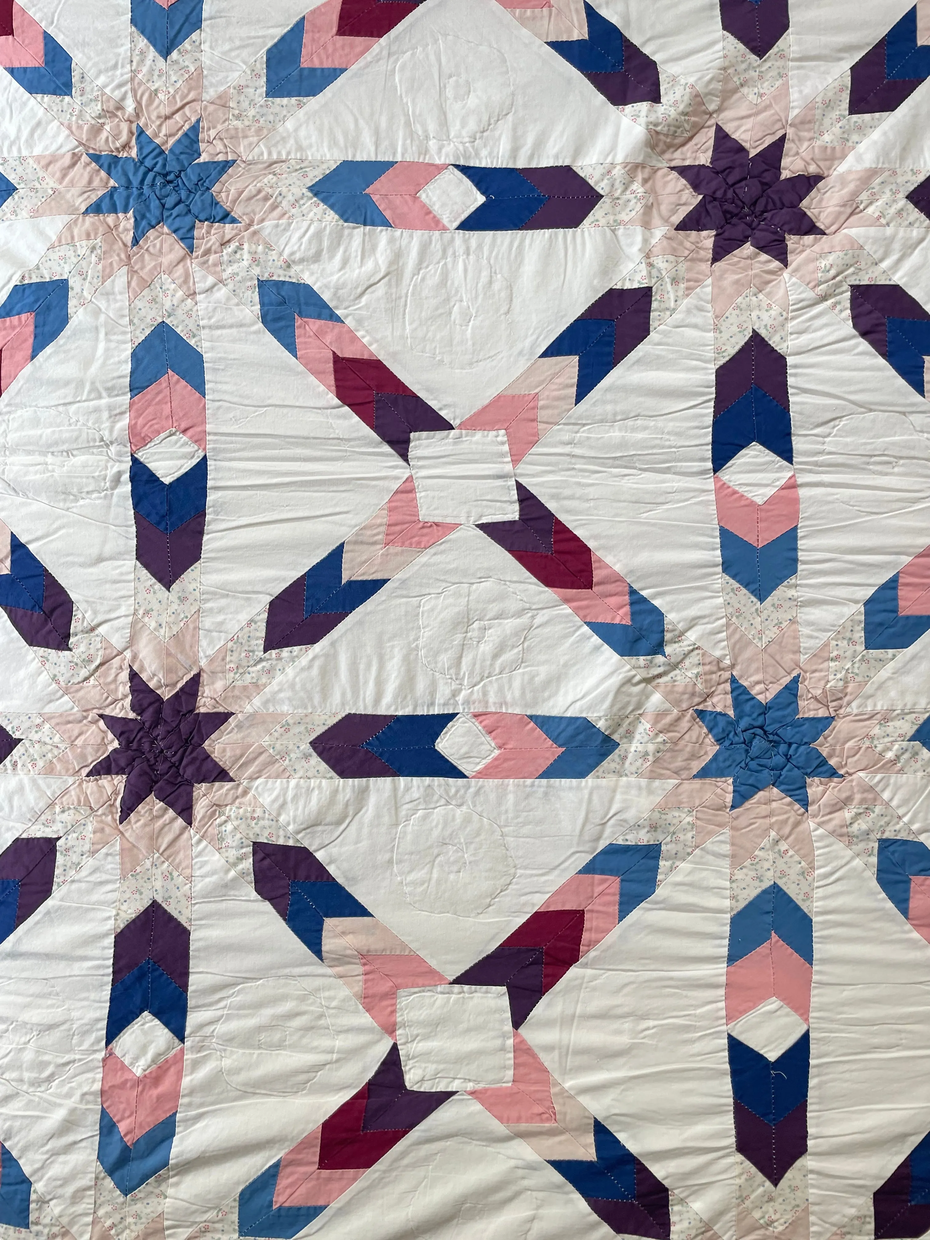 Radiant Star Patchwork Quilt