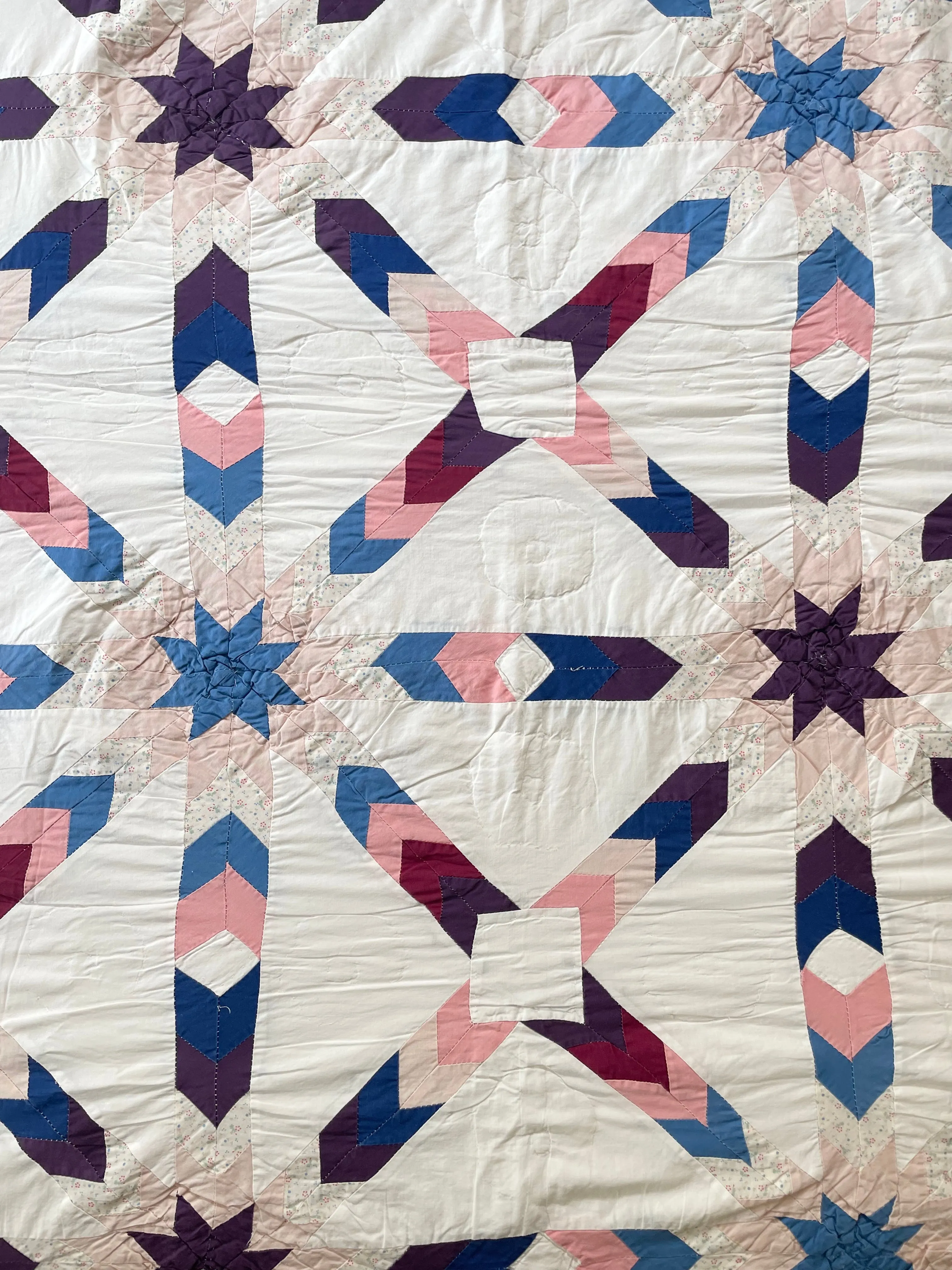 Radiant Star Patchwork Quilt