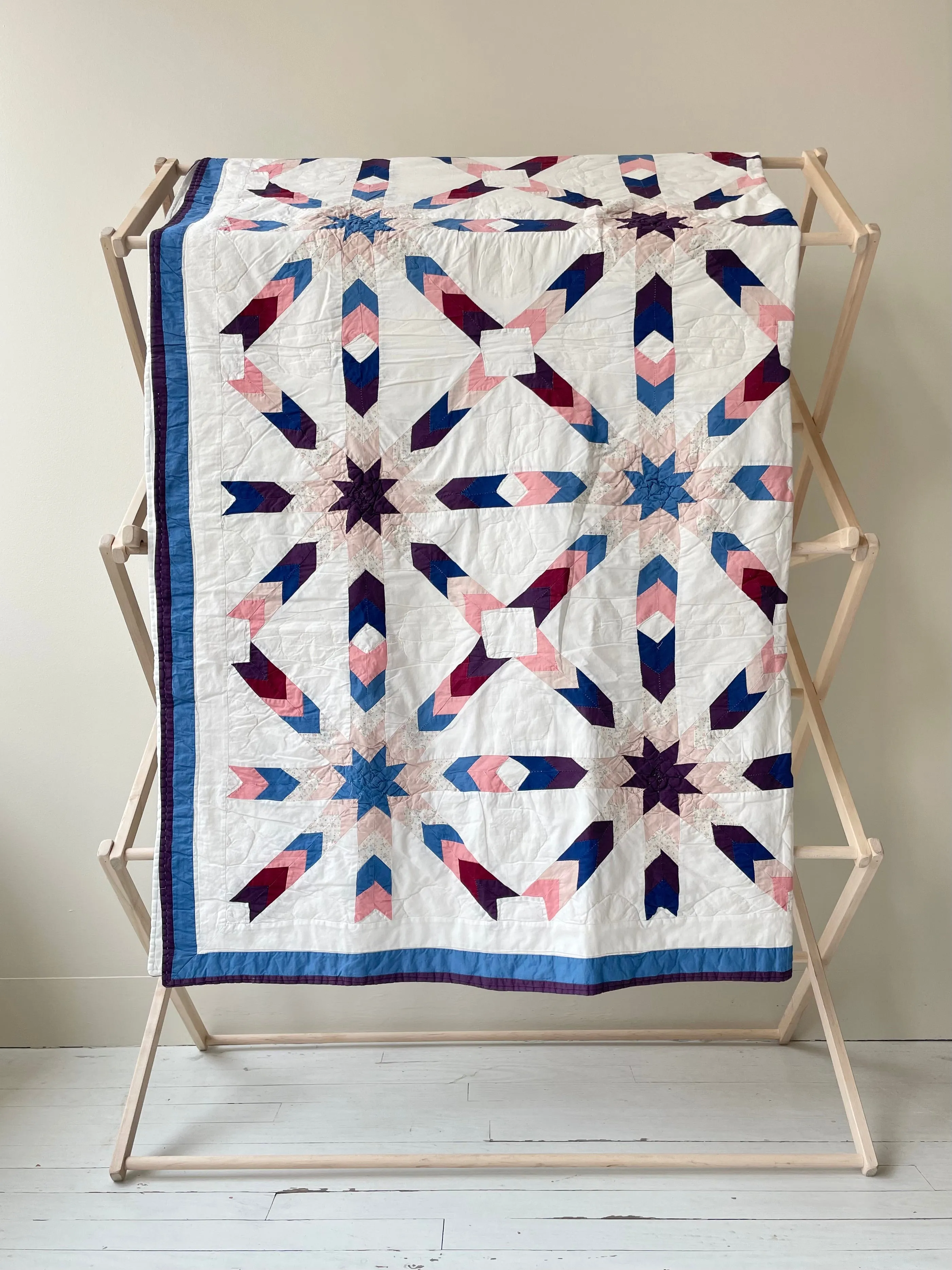 Radiant Star Patchwork Quilt