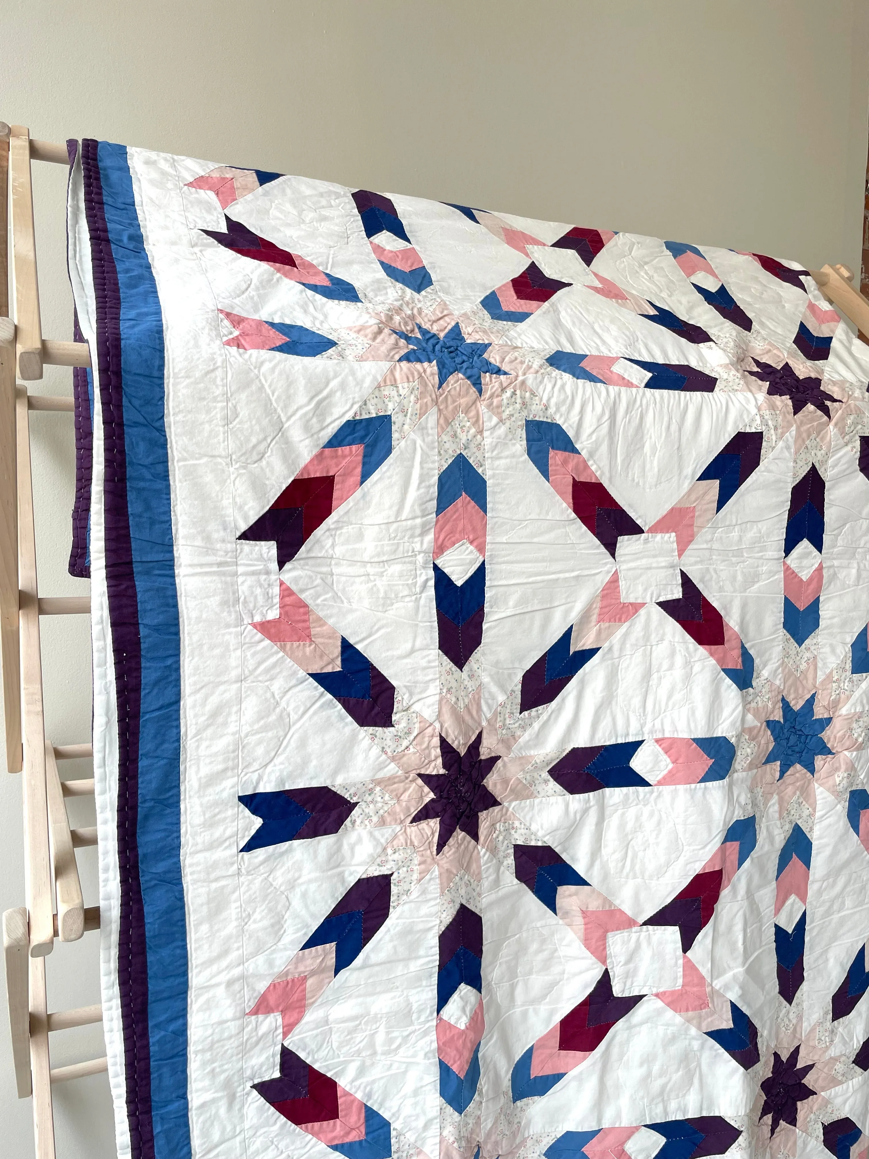 Radiant Star Patchwork Quilt