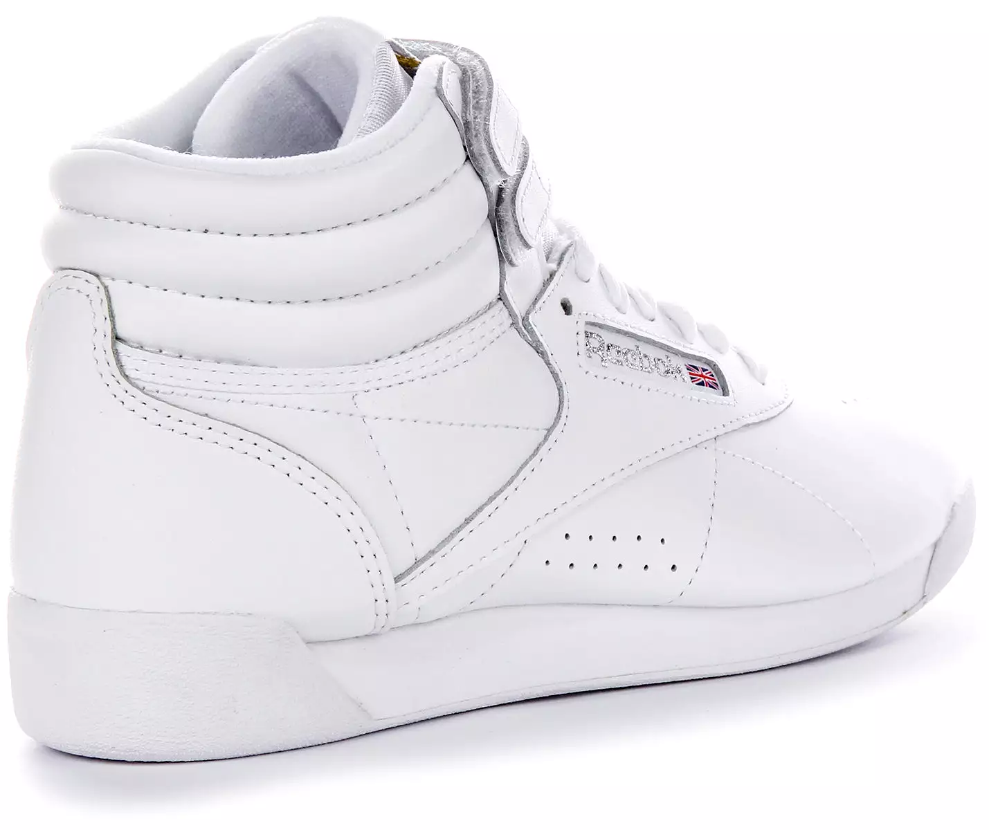 Reebok White Freestyle Hi Women's Sneakers