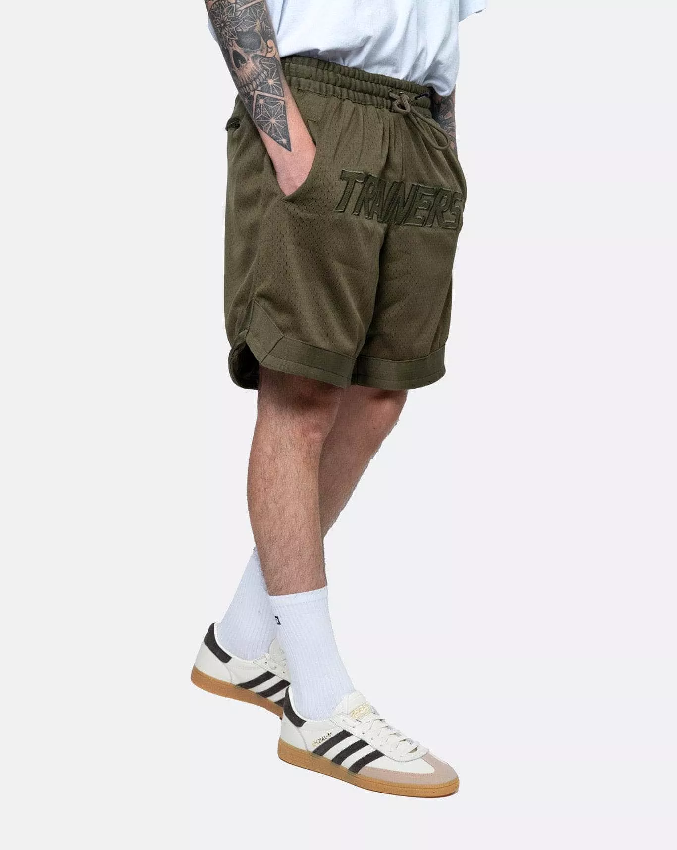 retro trainers tonal ball shorts