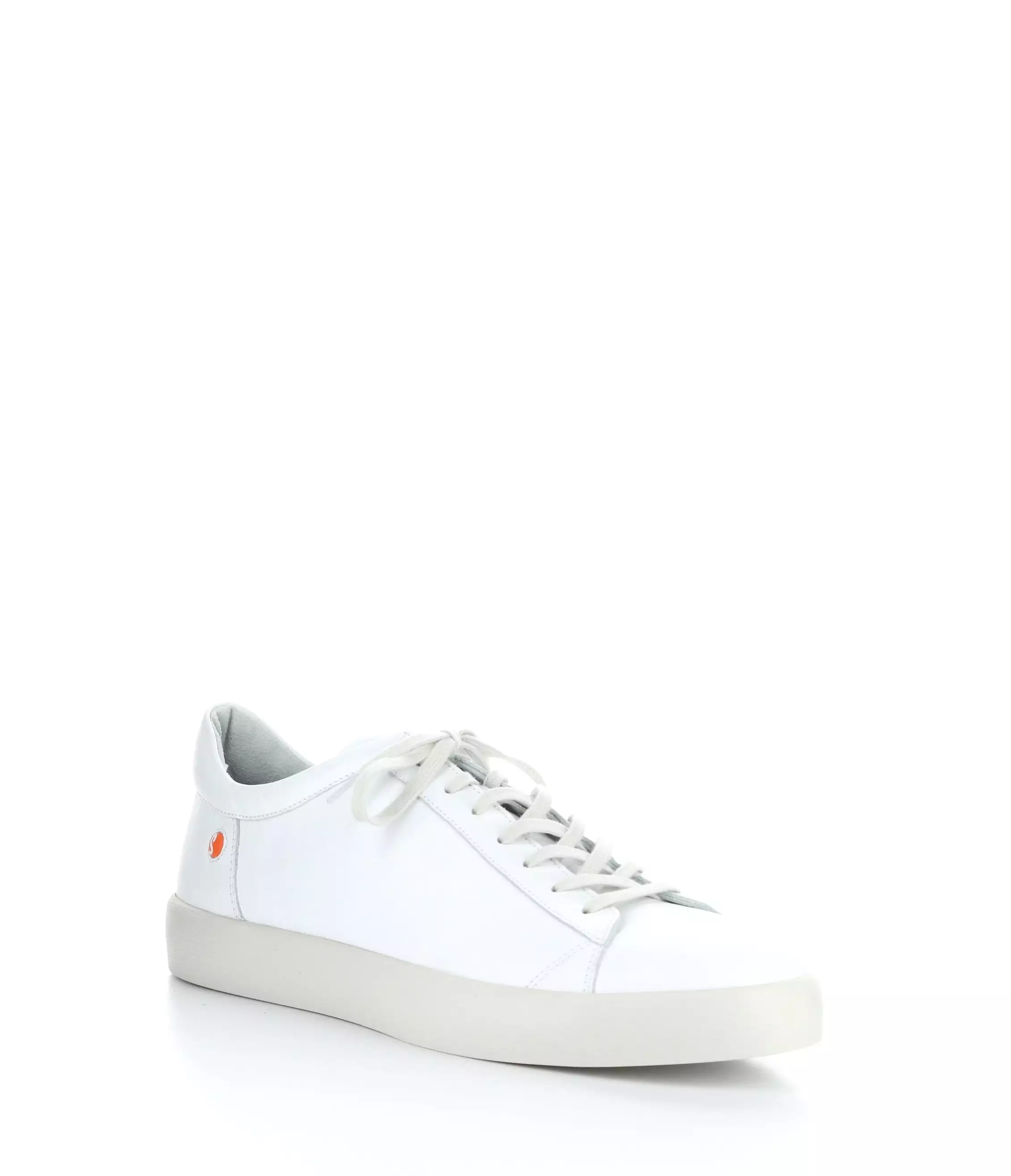 Rick 703 SOF 001 White lace-up shoes