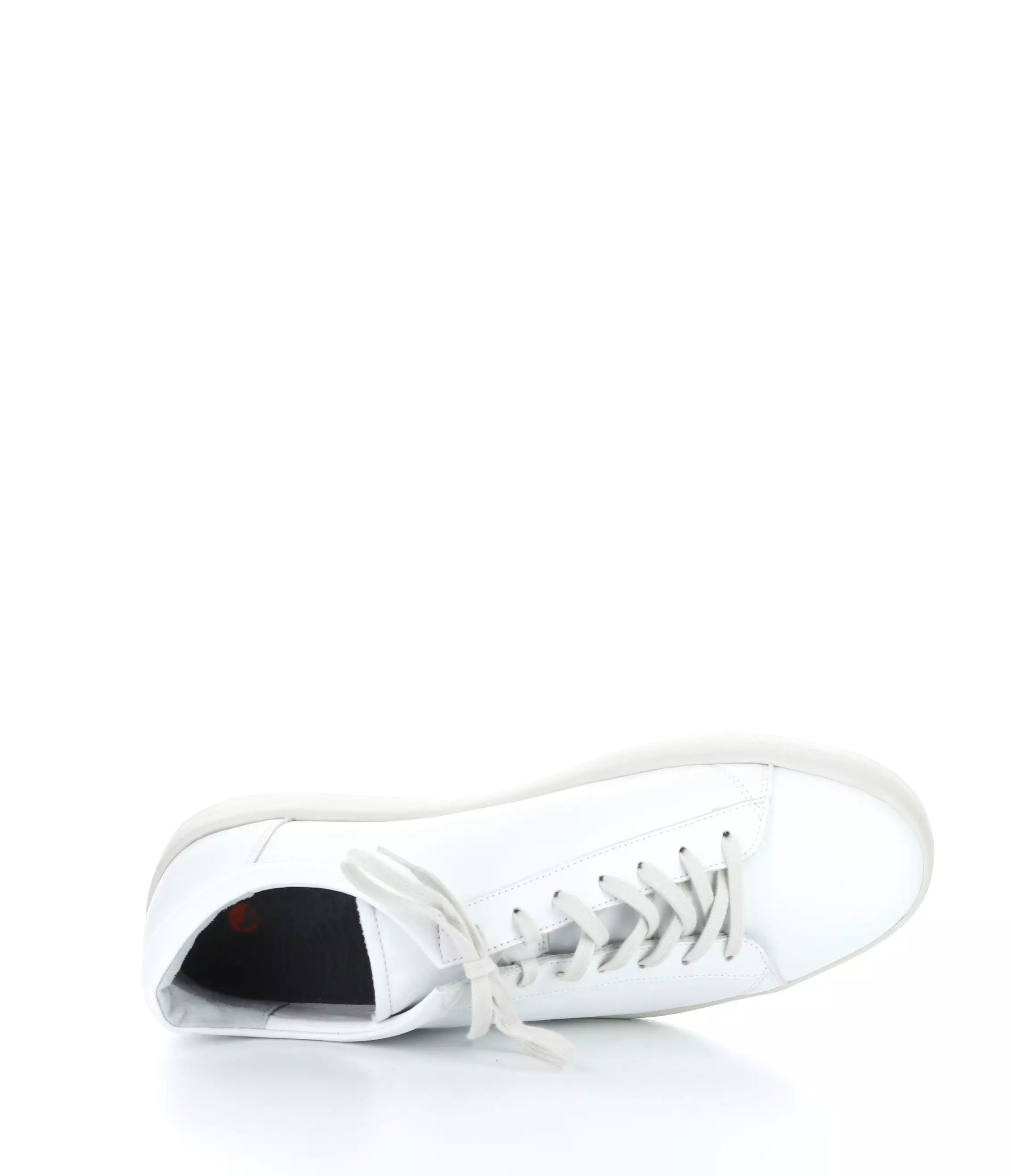 Rick 703 SOF 001 White lace-up shoes