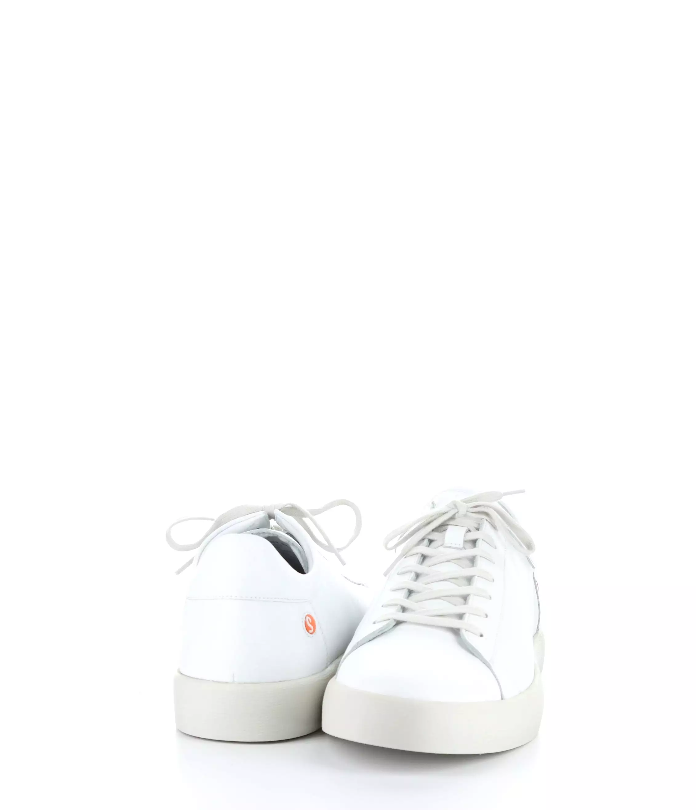 Rick 703 SOF 001 White lace-up shoes