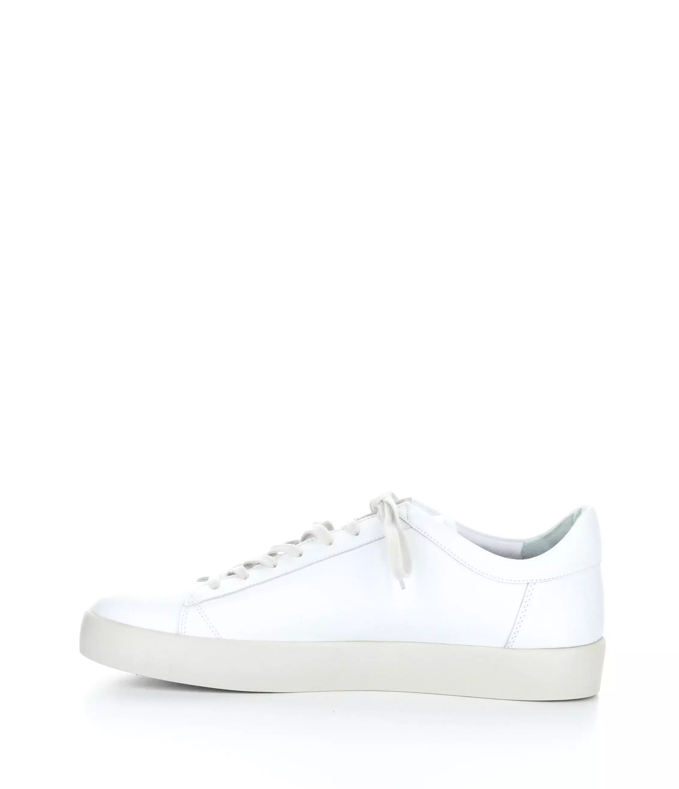 Rick 703 SOF 001 White lace-up shoes