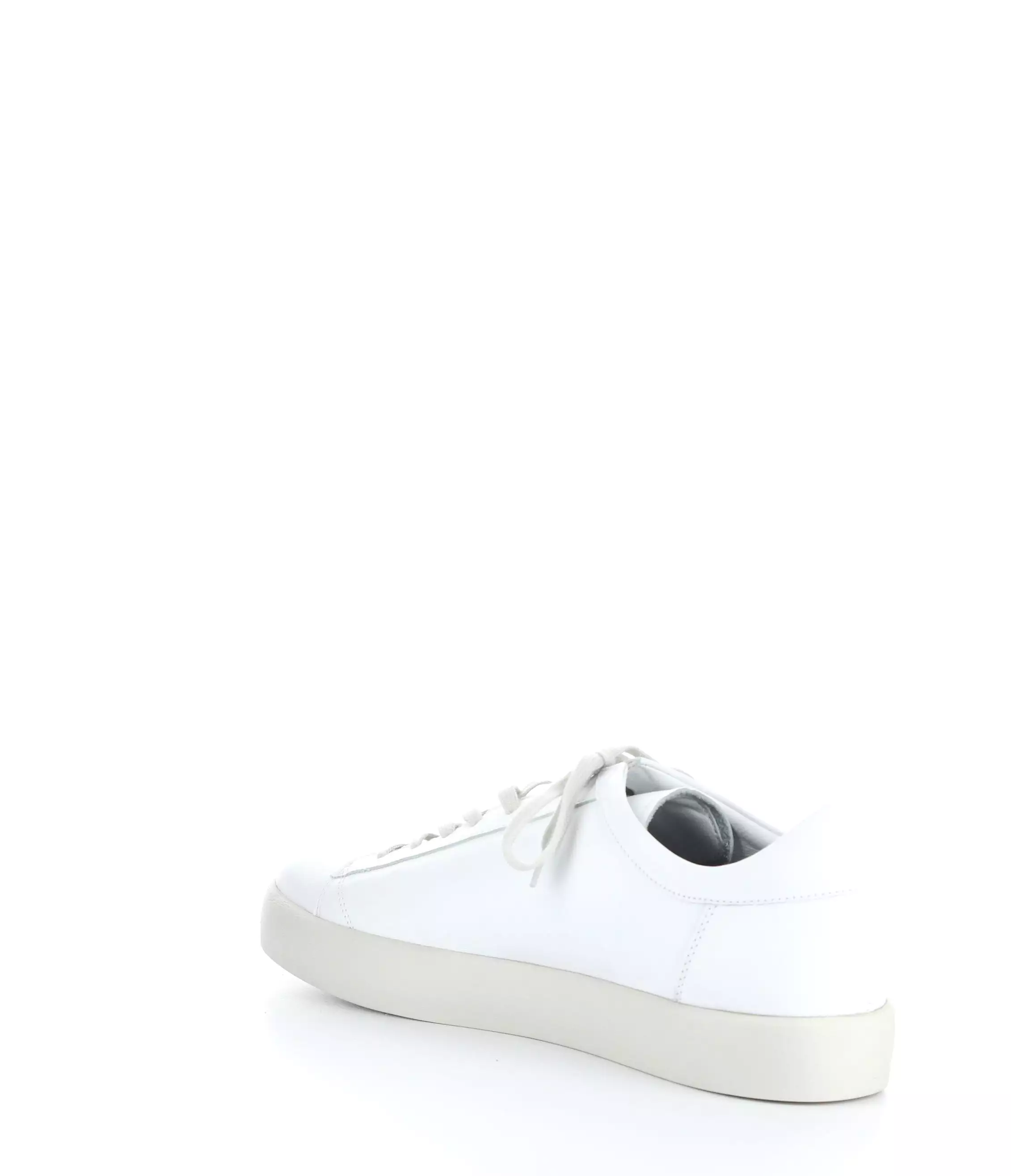 Rick 703 SOF 001 White lace-up shoes