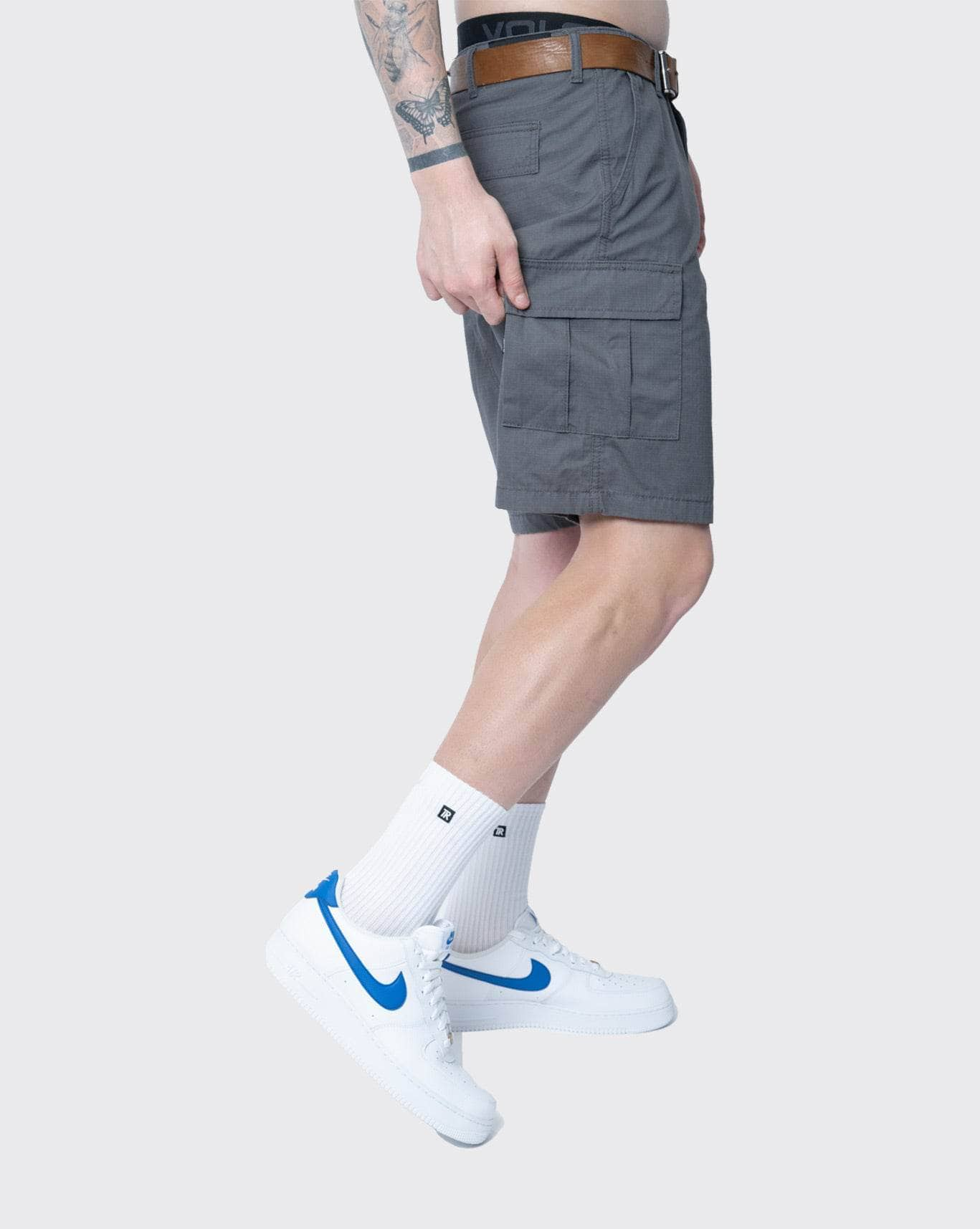 ripped cargo shorts for trainers