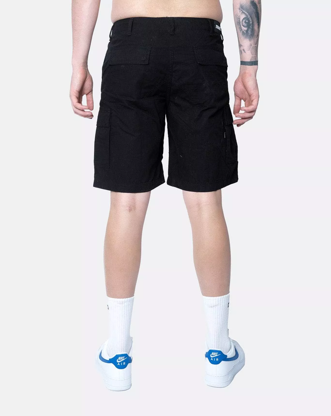 ripstop cargo shorts trainers