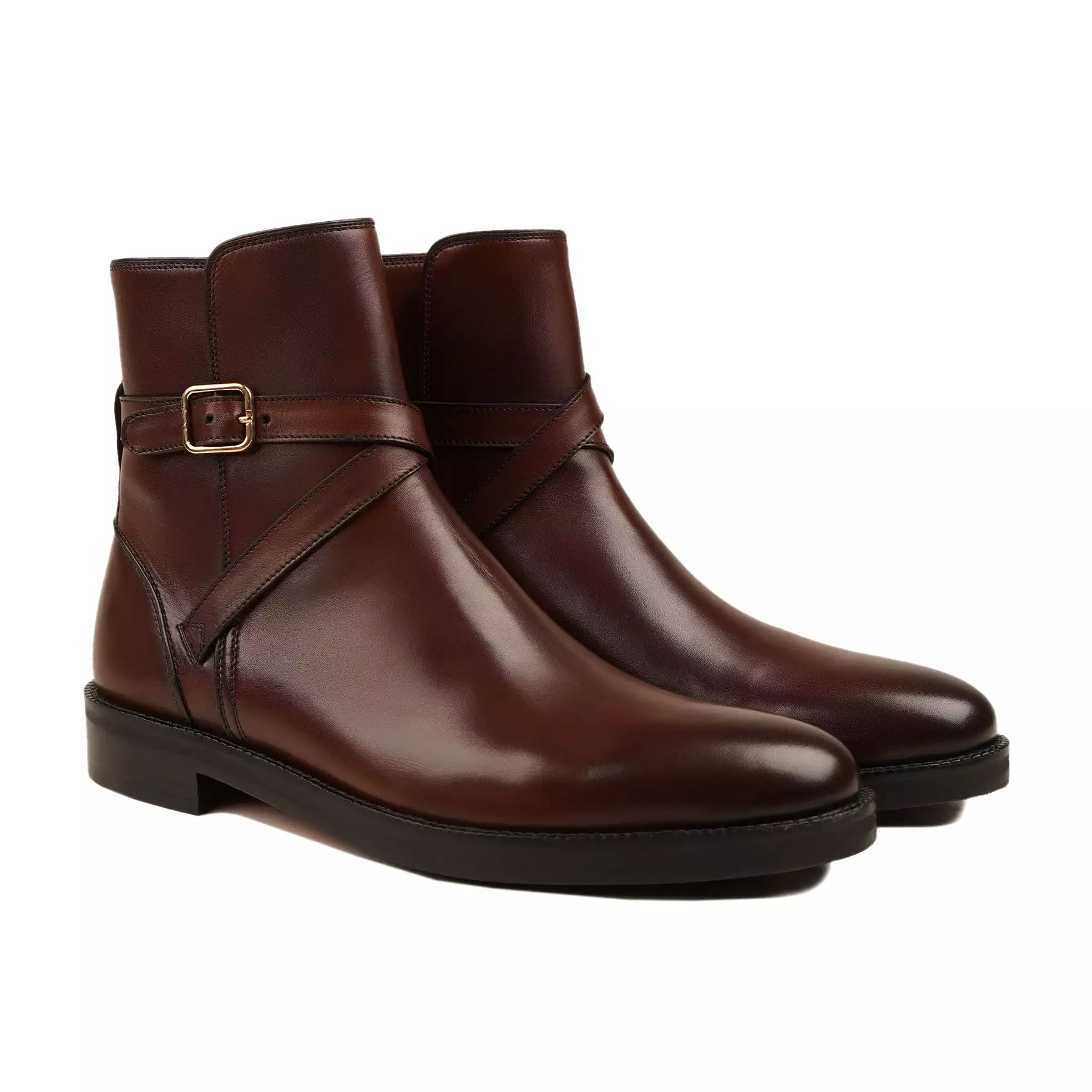 Rumel - Men's Oxblood Patina Calf Leather Jodhpur Boot for Sale - Limited Stock!