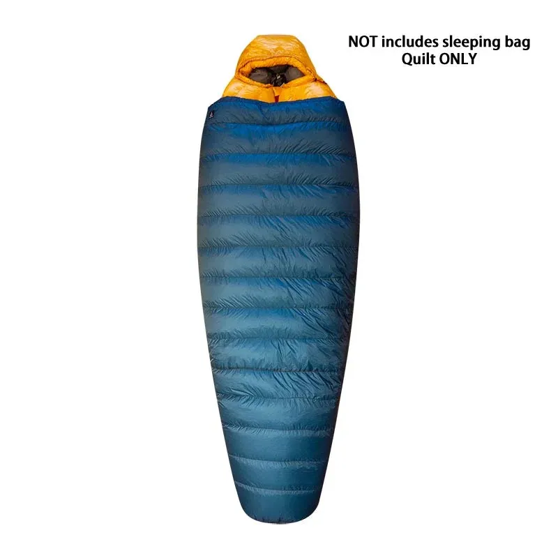 Water-Resistant Goose Down Quilt Sleeping Bag, 0°C Comfort Level