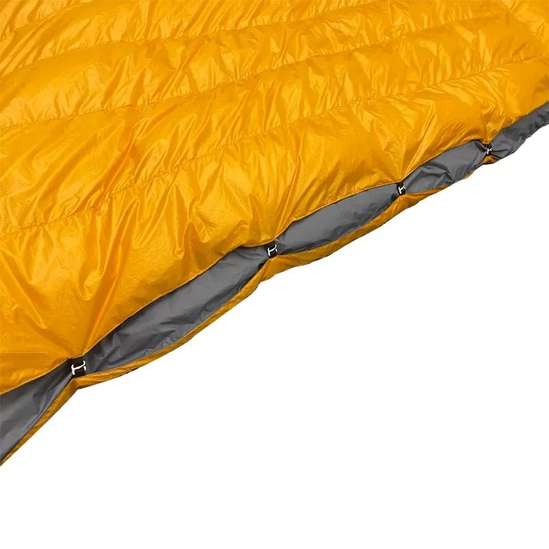 FLAME'S CREED Duck Down Mummy Sleeping Bag, +5°C / 0°C Temperature Rating