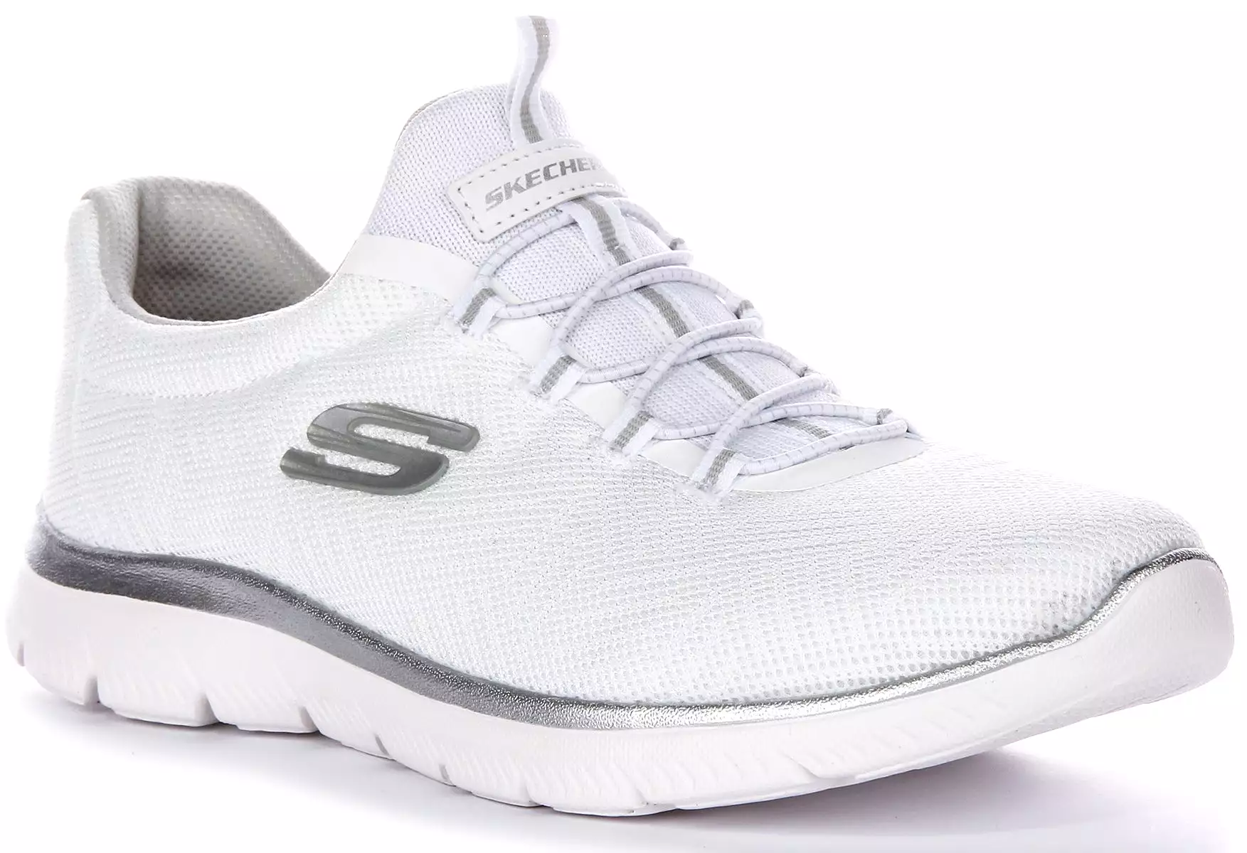 Skechers Summits - Artist White Silver Women