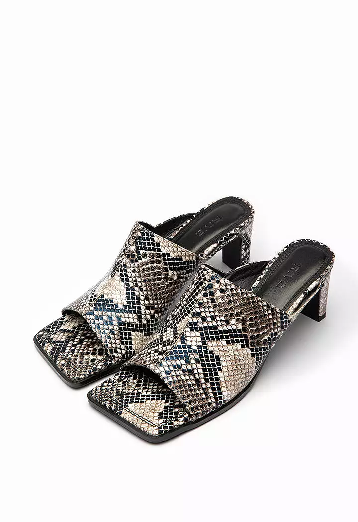 Snake Print Sandals