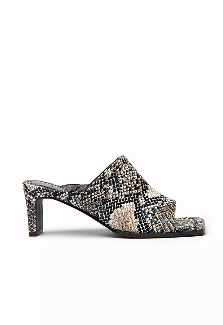 Snake Print Sandals