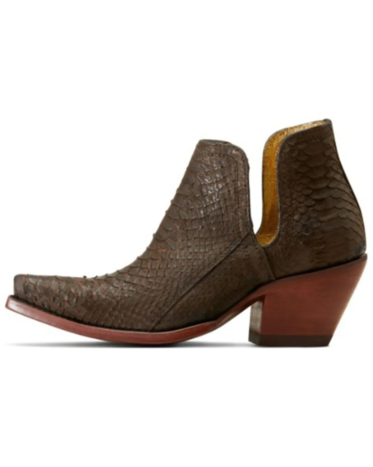 Snip Toe Ariat Women's Exotic Python Dixon Western Booties