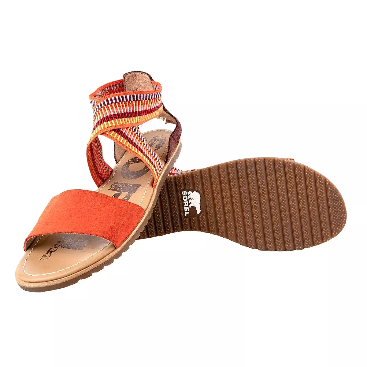 Sorel Ella Zing Sandals with Criss Cross Straps