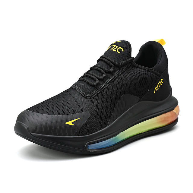 sports shoes, running shoes, men's shoes, leisure shoes, full palm air cushion, damping shoes, moisture-wicking, lightweight sho