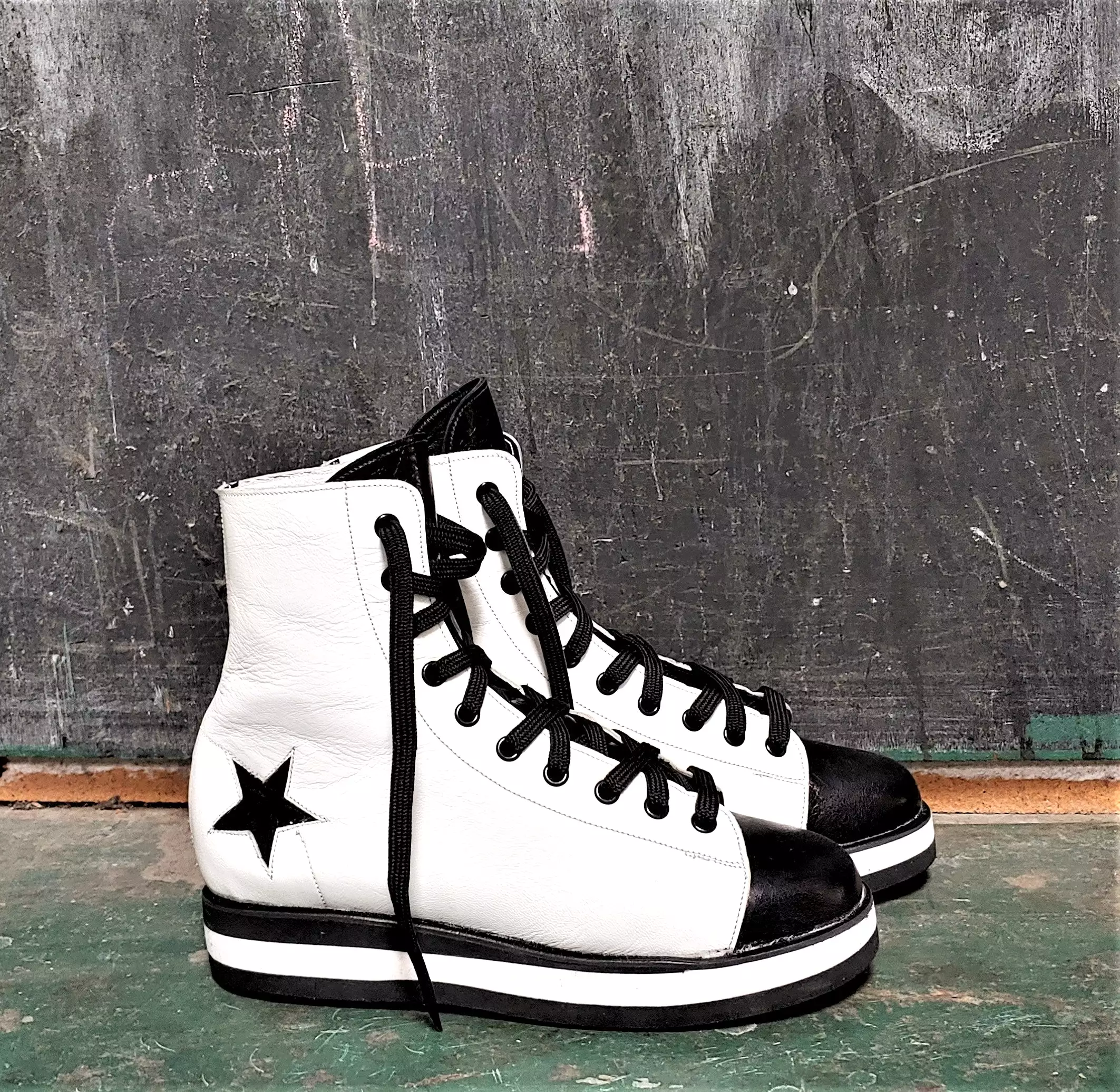 Stratus 2-Tone High Top Sneakers