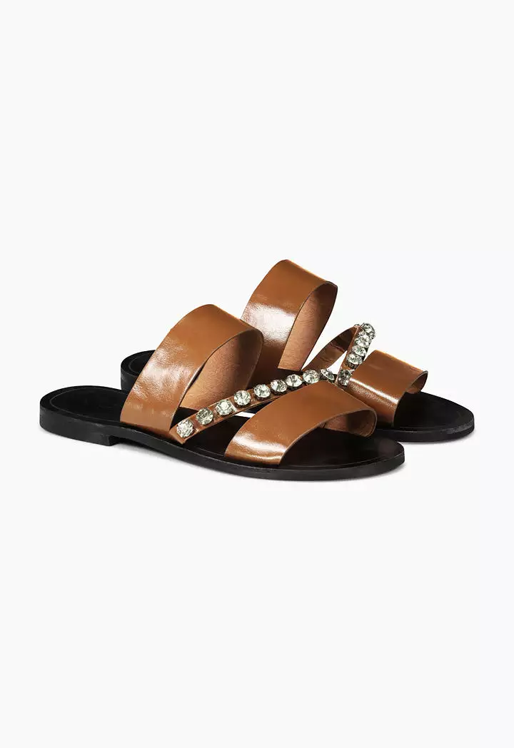 Studded Sandals with Multiple Straps