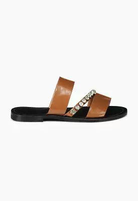 Studded Sandals with Multiple Straps