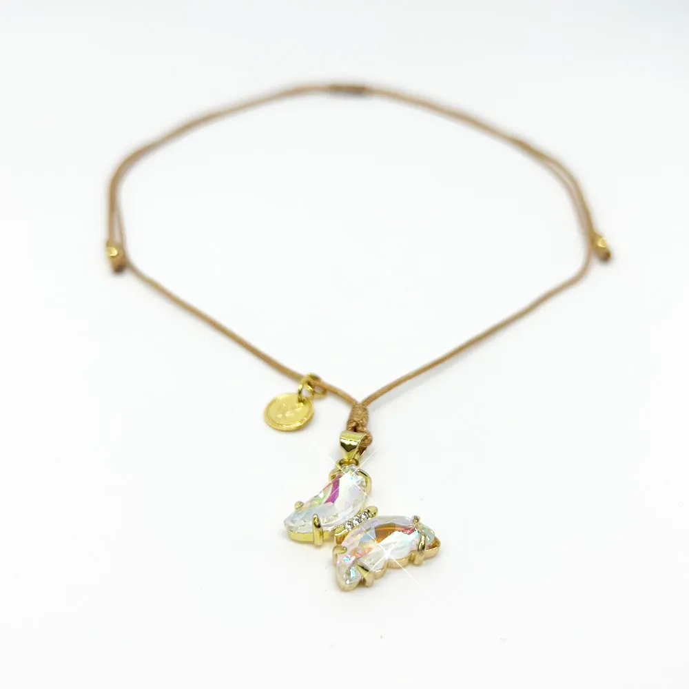 Swarovski Butterfly Choker